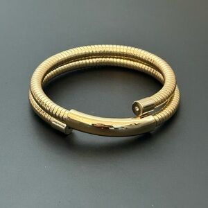 New Nordstrom Omega chain wrap bracelet in gold